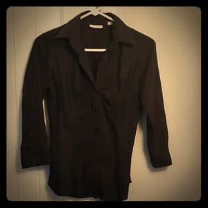 Black button up